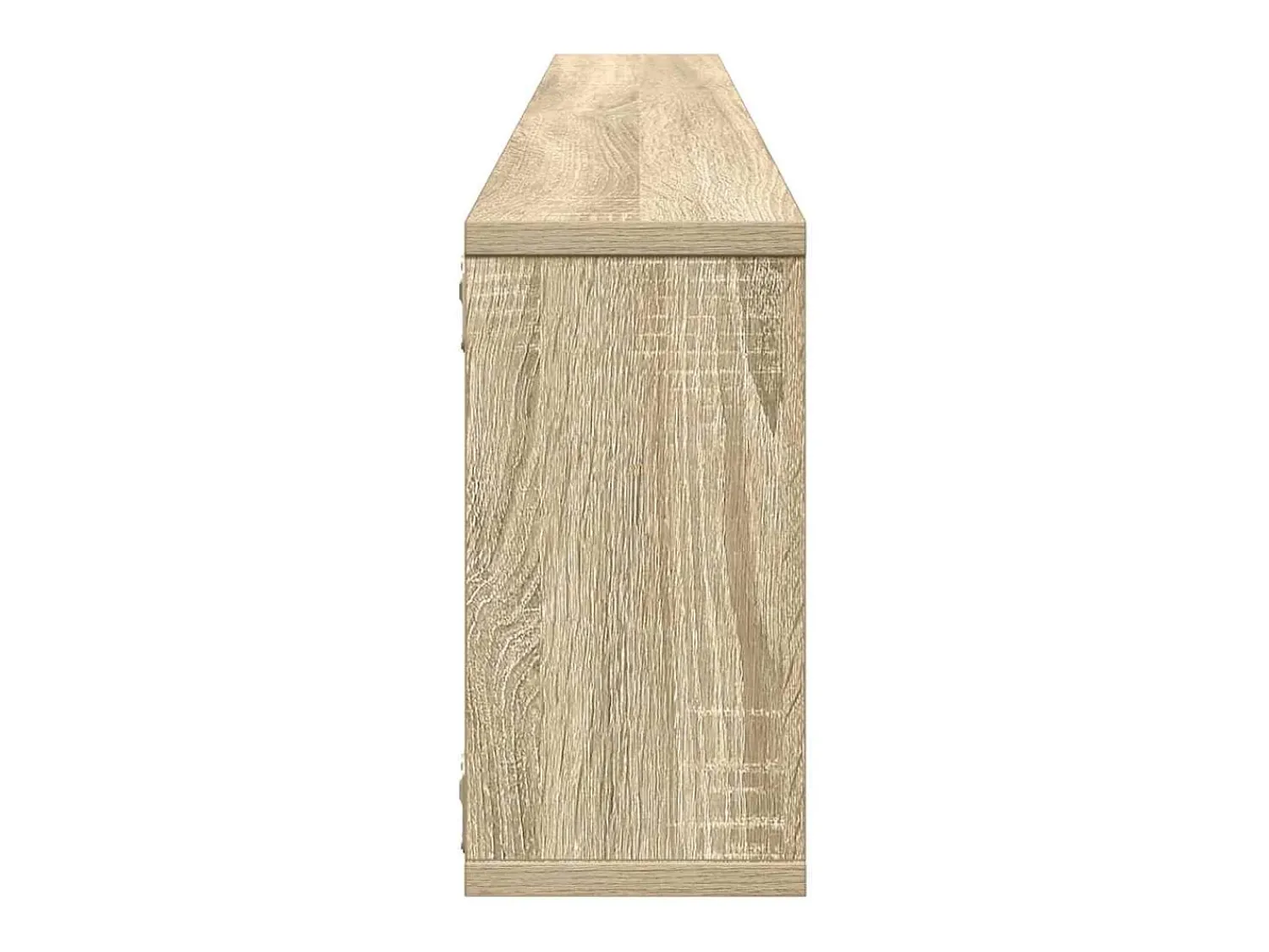 Prateleira*vidaxl Estantes parede cúbicas 2pcs derivados madeira carvalho sonoma Castanho
