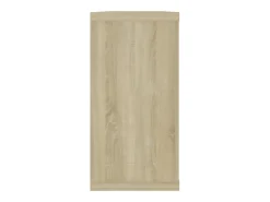 Prateleira*vidaxl Estantes parede cúbicas 4pcs derivados madeira carvalho sonoma Castanho