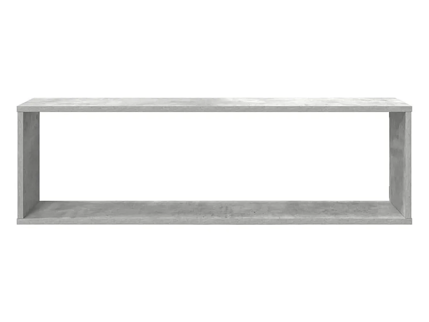 Prateleira*vidaxl Estantes parede cúbicas 2pcs derivados de madeira cinza cimento Cinzento