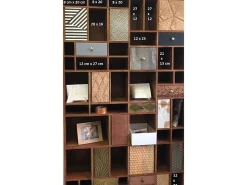 Biblioteca*Giner y colomer Etagère en bois de manguier color noyer clair Multicor
