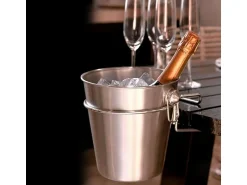 Online Excellent Houseware Excelente Houseware Refrigerador de Champanhe 3 peças com Suporte de Aço Inoxidável