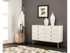 Best Loft24 Expositor alto em MDF castanho Cinzento