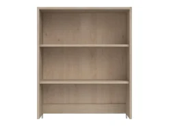Sale Extensão superior para guarda-roupa Veltis com 2 prateleiras de melamina, 96x79x28 cm Castanho