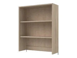 Sale Extensão superior para guarda-roupa Veltis com 2 prateleiras de melamina, 96x79x28 cm Castanho
