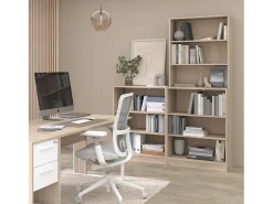 Sale Extensão superior para guarda-roupa Veltis com 2 prateleiras de melamina, 96x79x28 cm Castanho
