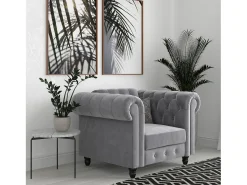 Poltrona|Loft24 Felix | Cadeira de descanso com função relax em claro Cinzento