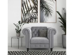 Poltrona|Loft24 Felix | Cadeira de descanso com função relax em claro Cinzento