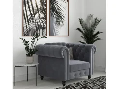 Outlet Loft24 Felix | Cadeira de descanso Cinzento