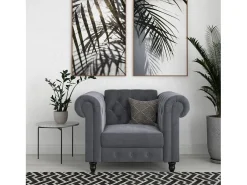 Outlet Loft24 Felix | Cadeira de descanso Cinzento