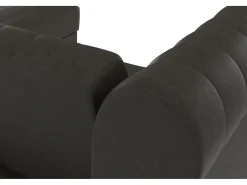 Sofá*Dorel Home Felix | Sofá-cama Chaise Longue em microfibra antracite Cinza antracite