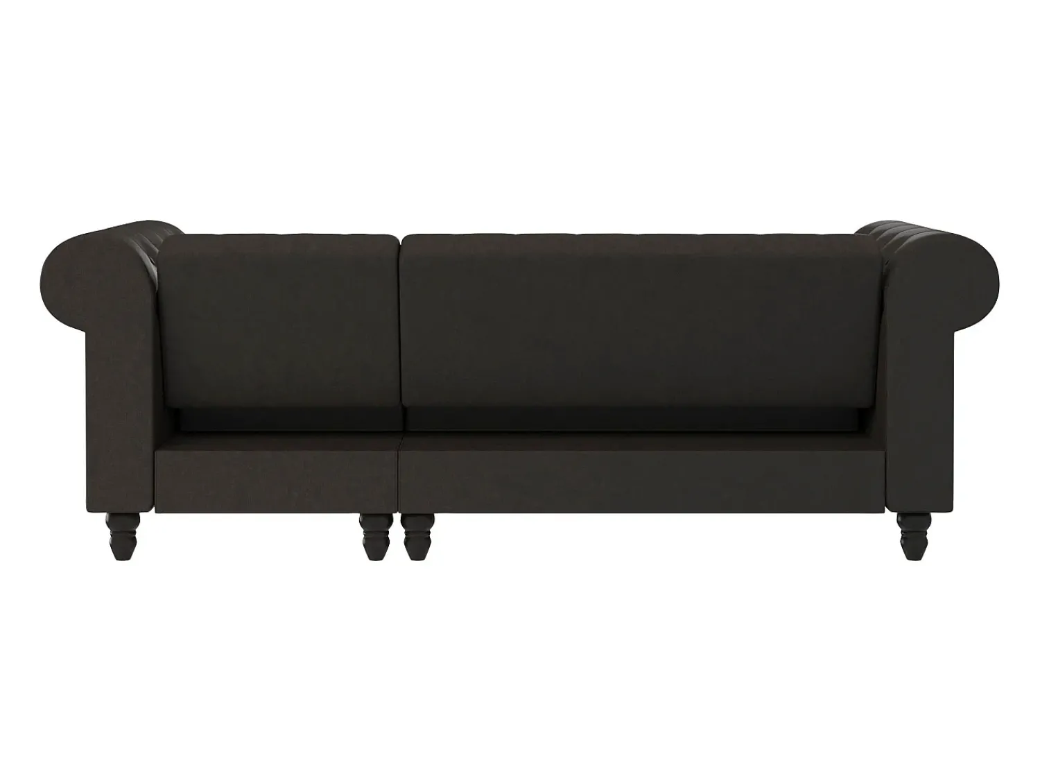 Sofá*Dorel Home Felix | Sofá-cama Chaise Longue em microfibra antracite Cinza antracite