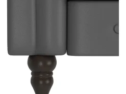 Dorel Home Felix | Sofá-cama de 3 lugares PU Cinzento