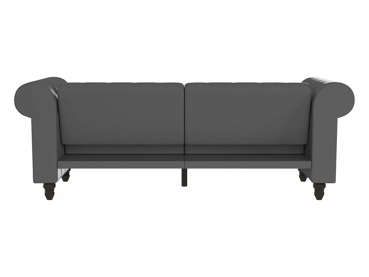 Dorel Home Felix | Sofá-cama de 3 lugares PU Cinzento