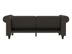 Dorel Home Felix | Sofá-cama de 3 lugares em microfibra Antracite^ Sofá