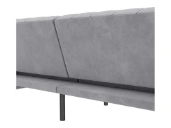 Sofá|Loft24 Felix | Sofá-cama de 3 lugares em veludo Cinzento claro