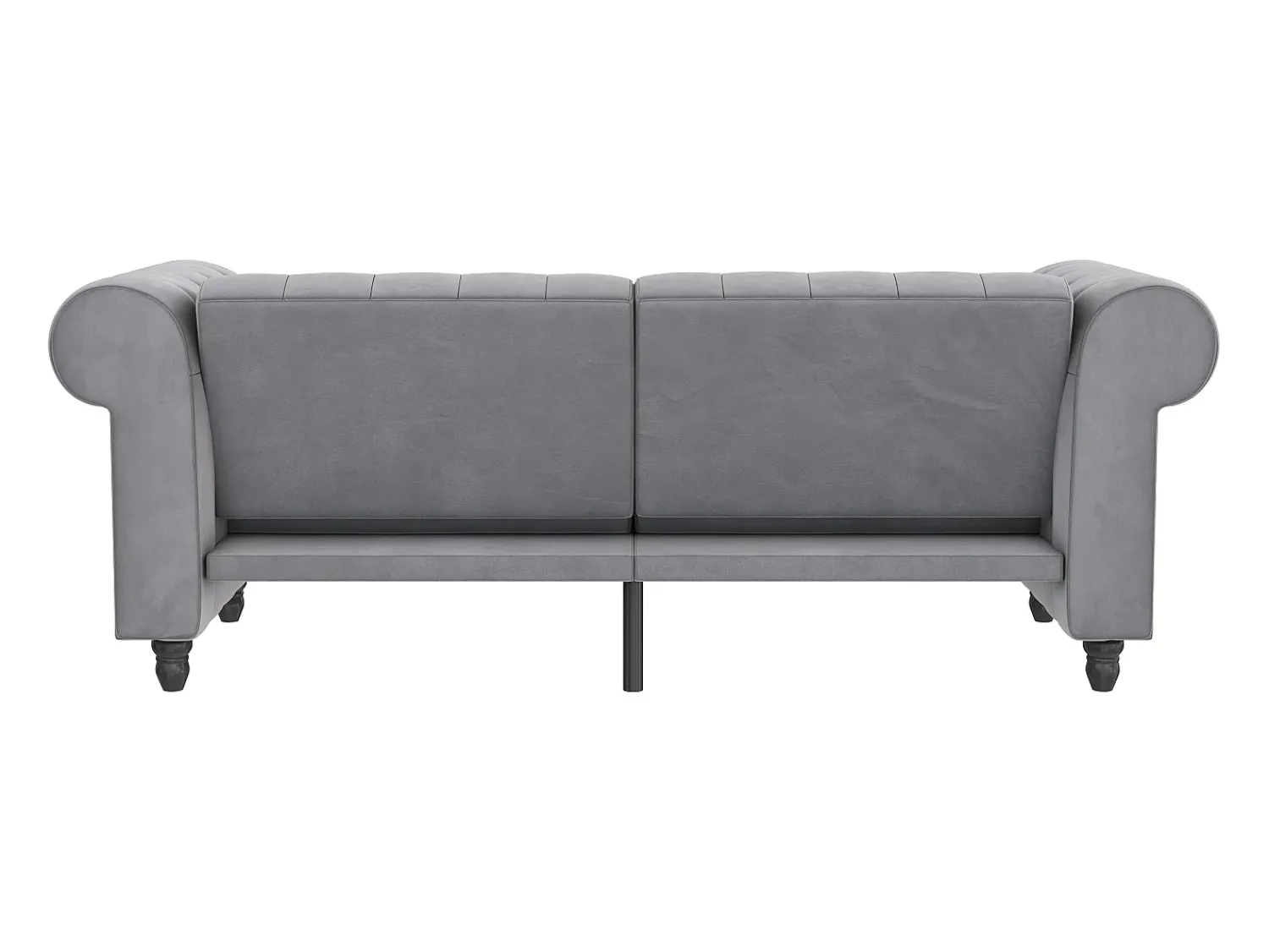 Sofá|Loft24 Felix | Sofá-cama de 3 lugares em veludo Cinzento claro