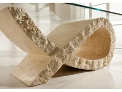 Mesa De Centro* FIOCCO - Mesa de centro (120 x 70 - Transparente) em vidro temperado Branco