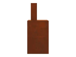 vidaxl Fire Pit 60 x 40 x 96 cm Aço resistente às intempéries^ Lareira