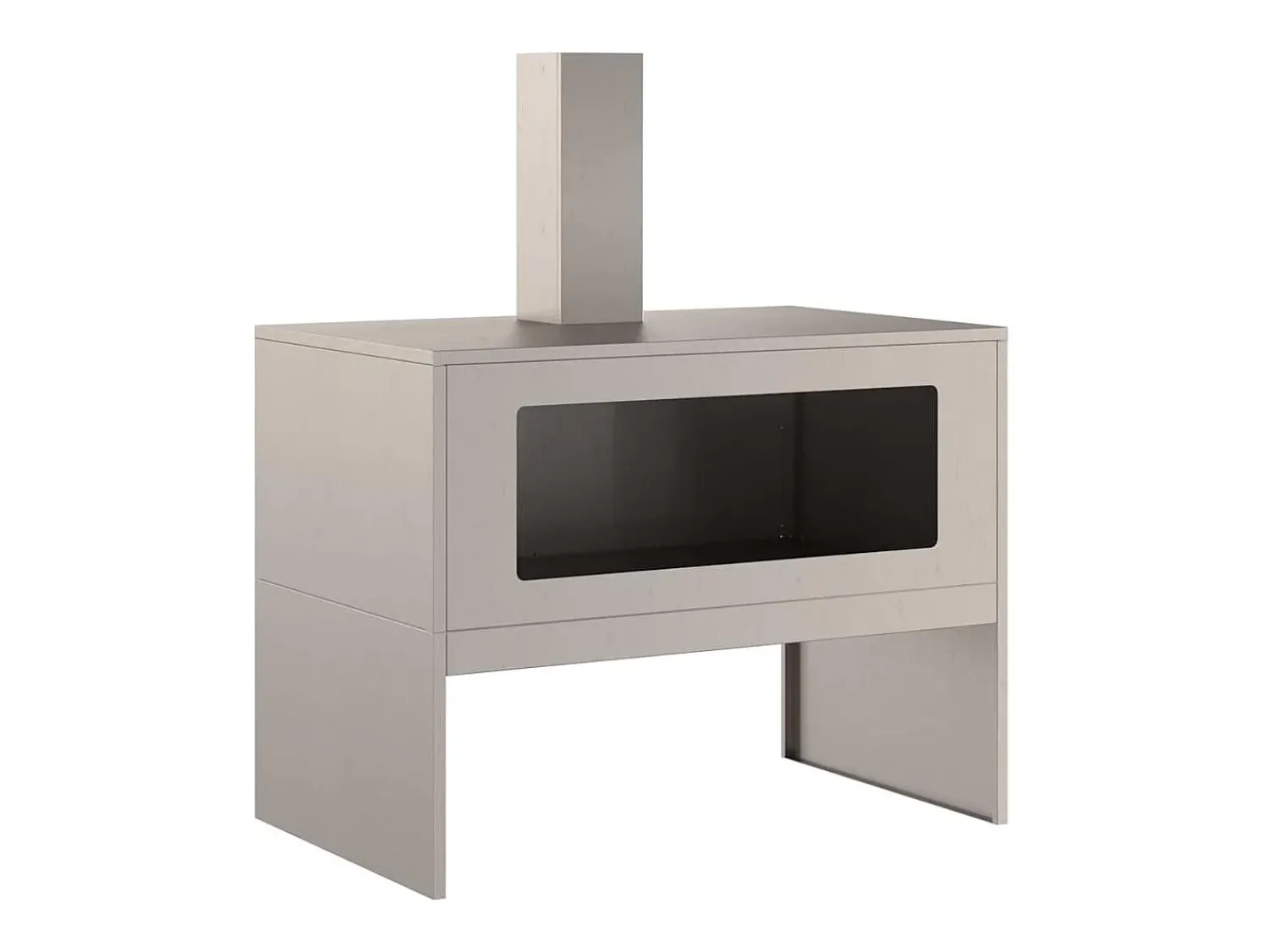 Lareira|vidaxl Fire Pit 80 x 50 x 96 cm Aço resistente às intempéries Castanho