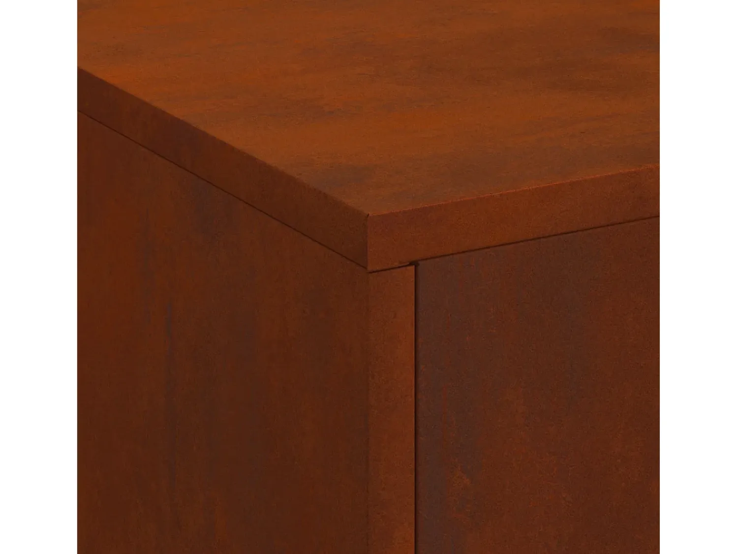 Lareira|vidaxl Fire Pit 80 x 50 x 96 cm Aço resistente às intempéries Castanho