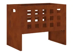 vidaxl Fire Pit 50 x 30 x 40 cm Aço Castanho