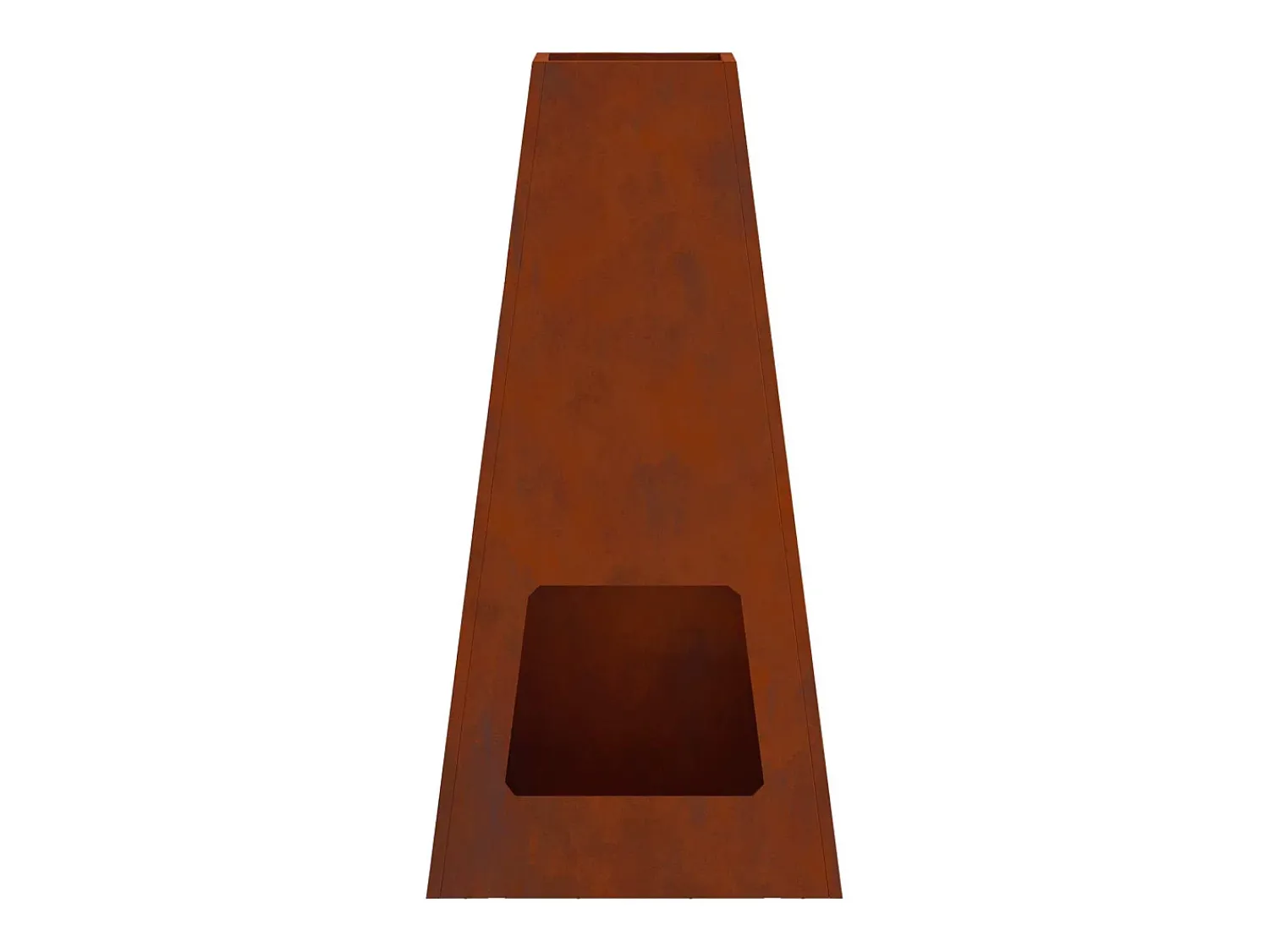 Lareira*vidaxl Fire Pit 50 x 35 x 100 cm Castanho