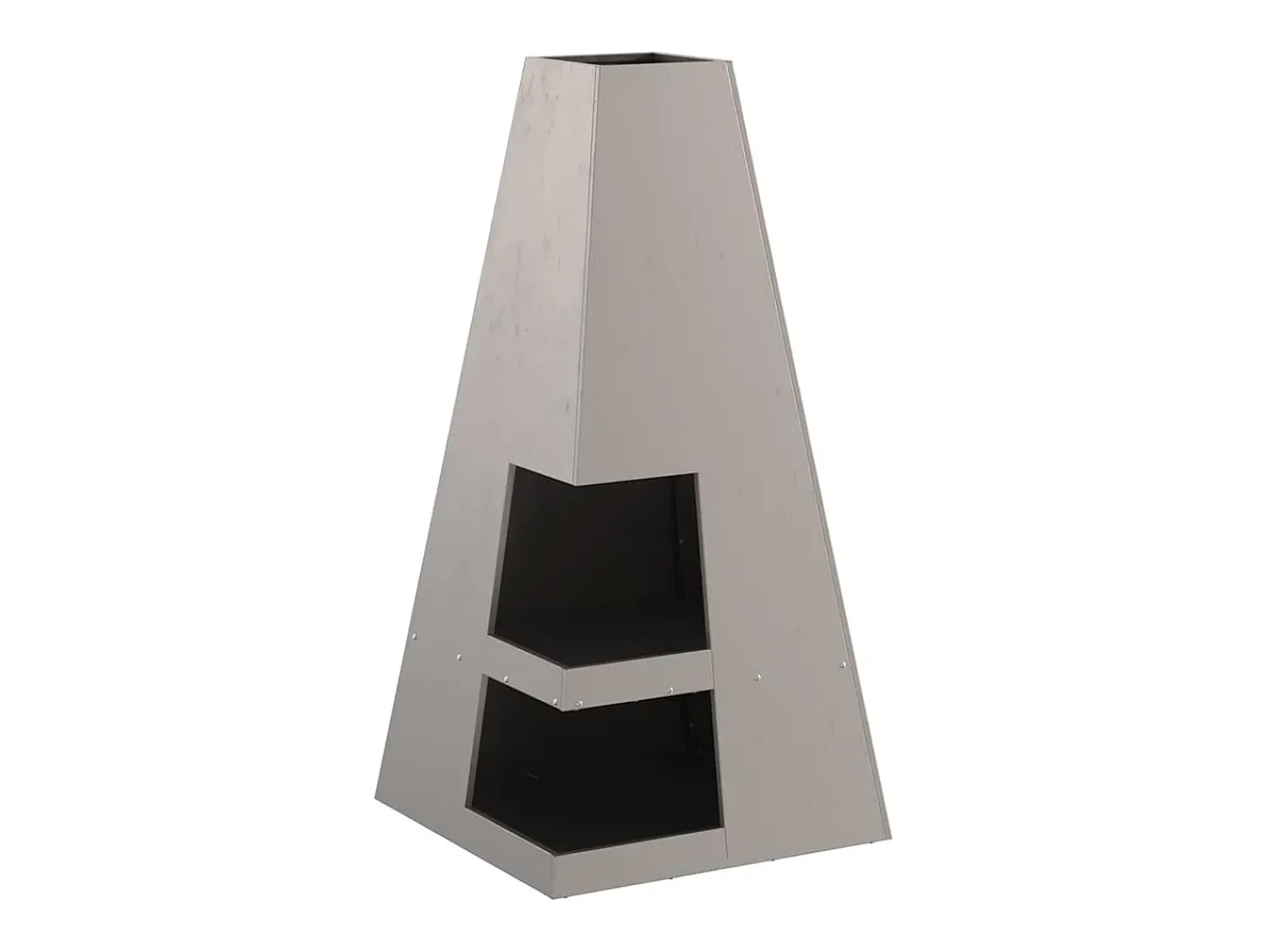 Online vidaxl Fire Pit 50 x 50 x 100 cm Aço Castanho