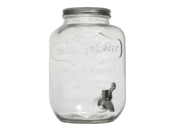 Acessório Vinho E Bar*The Home Deco Factory Fontaine A Boisson Verre 4l M6 A1/m6 Transparente