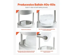 Acessório Vinho E Bar| Forma de Gelo SucceBuy Prensa de Gelo Ice Diamond, Máquina de Bolas de Gelo de 6.5cm, Kit de Prensa de Gelo para Uísque, Perfeito para Uso Doméstico