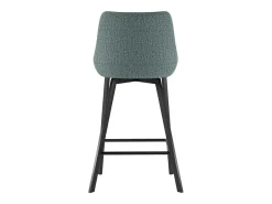 Banco| Fox - Banqueta de tecido - Conjunto de 2 peças Preto