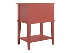 Dorel Home Franklin | Mesa de apoio com 2 gavetas em MDF azul claro^ Mesa De Apoio