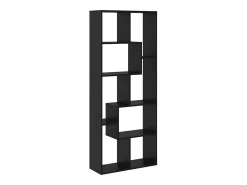 Discount vidaxl Gabinete de Livros Carvalho 67 x 25 x 162 cm Preto