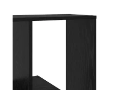 Discount vidaxl Gabinete de Livros Carvalho 67 x 25 x 162 cm Preto