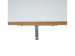 Móvel De Tv*DripeX Gabinete de TV de 5 e 8 e 8 nicho, pés de madeira sólidos, 175x37x51cm, e natural Branco