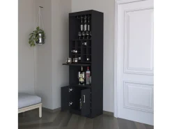 Acessórios De Arrumação|Acessório Vinho E Bar* Gabinete para bar Kevil, wengué Castanho chocolate