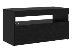 Móvel De Tv*vidaxl Gabinete para TV 2 pcs Carvalho 215 x 36,5 x 40 cm Preto