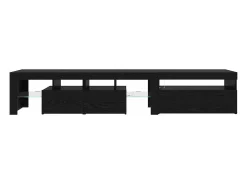 Móvel De Tv*vidaxl Gabinete para TV 2 pcs Carvalho 215 x 36,5 x 40 cm Preto