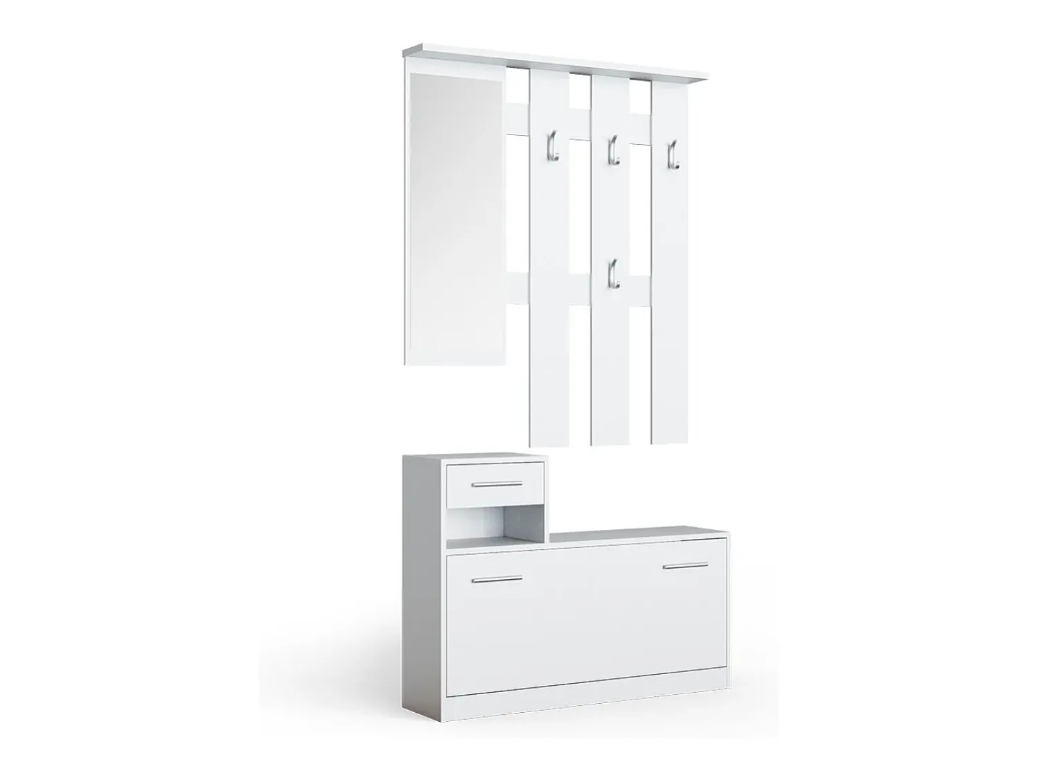 Móvel De Entrada*Vicco Garderobe 100x27.8x111.6 billy Branco