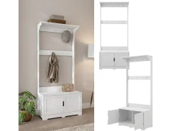 Móvel De Entrada|Vicco Garderobe 80x40x180 lysa Branco