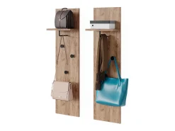 Móvel De Entrada|Vicco Garderobe carvalho goldkraft 36x21.6x135 siri Natural escuro