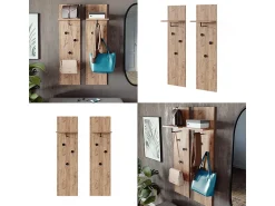Móvel De Entrada|Vicco Garderobe carvalho goldkraft 36x21.6x135 siri Natural escuro