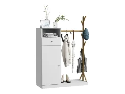 Vicco Garderobenschrank /bambu 100x40x145 liria^ Móvel De Entrada