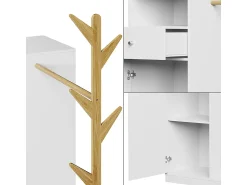 Vicco Garderobenschrank /bambu 100x40x145 liria^ Móvel De Entrada