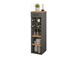 New Vicco Garrafeira carvalho goldkraft/antracite 30x34.5x106 repose Natural escuro