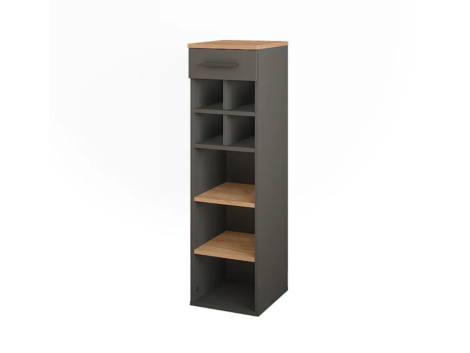 New Vicco Garrafeira carvalho goldkraft/antracite 30x34.5x106 repose Natural escuro