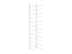 Acessórios De Arrumação|Acessório Vinho E Bar| Garrafeira de parede para 36 garrafas ferro PT667374 Branco