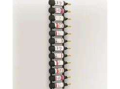 Acessórios De Arrumação|Acessório Vinho E Bar* Garrafeira de parede para 12 garrafas ferro PT187290 Preto