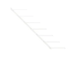 Acessórios De Arrumação|Acessório Vinho E Bar| Garrafeira de parede para 7 garrafas metal PT667733 Branco
