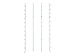 Acessórios De Arrumação|Acessório Vinho E Bar* Garrafeira de parede para 36 garrafas 2 pcs ferro PT479017 Branco