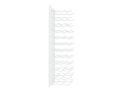Acessórios De Arrumação|Acessório Vinho E Bar* Garrafeira de parede para 36 garrafas 2 pcs ferro PT479017 Branco